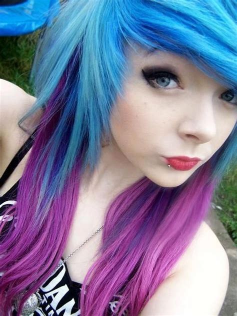 Purple Blue Andblue Hair Hair Pinterest I Love Eyes