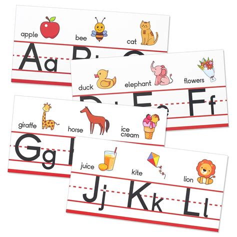 Buy Alphabet Bulletin Board Set And Number Line For Classroom Wall