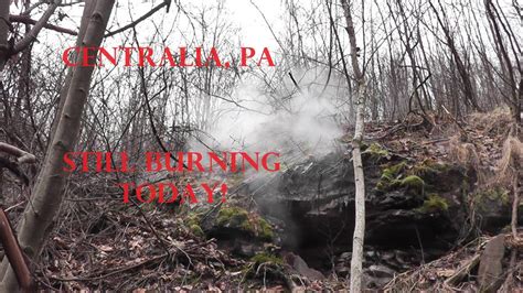 Centralia Pennsylvania Site Of The Underground Coal Fire Drone