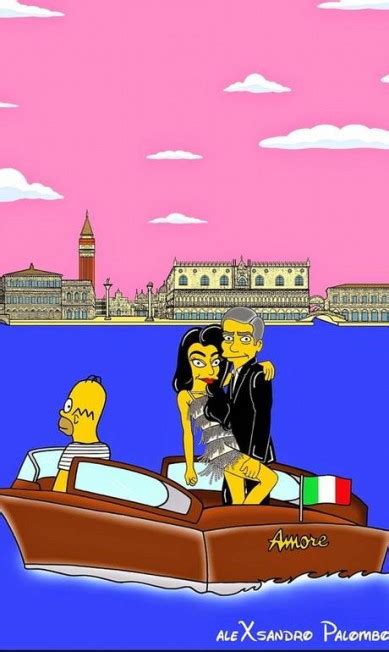George Clooney E Sua Amal Viram Personagens De ‘os Simpsons Jornal O Globo
