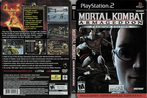 Mortal Kombat Armageddon Premium Edition Ps2 Cover