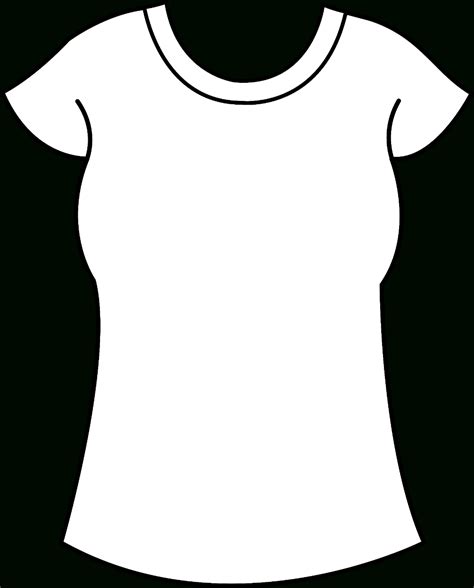 Blank Tshirt Template Clipart Best For Blank Tshirt Template