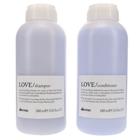 Davines Love Smoothing Shampoo 338 Oz And Love Smoothing Conditioner 33