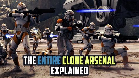 Every Blaster Used By The Clone Army Youtube