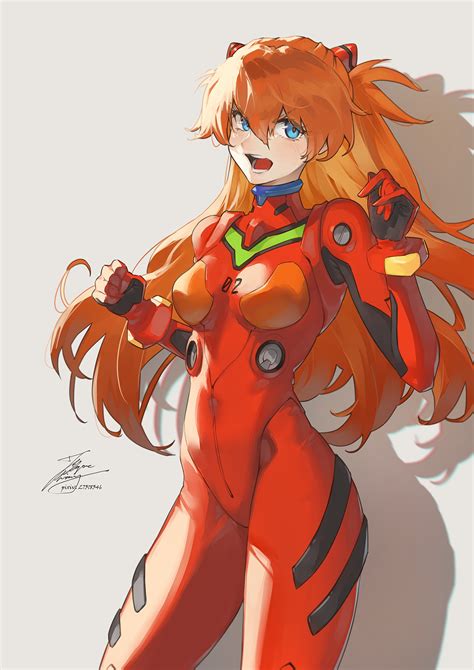 Souryuu Asuka Langley Neon Genesis Evangelion Image By Fadingz