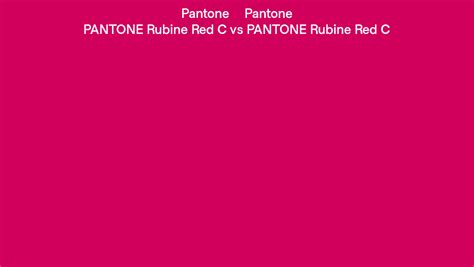 Pantone Rubine Red C Vs Pantone Rubine Red C Side By Side Comparison