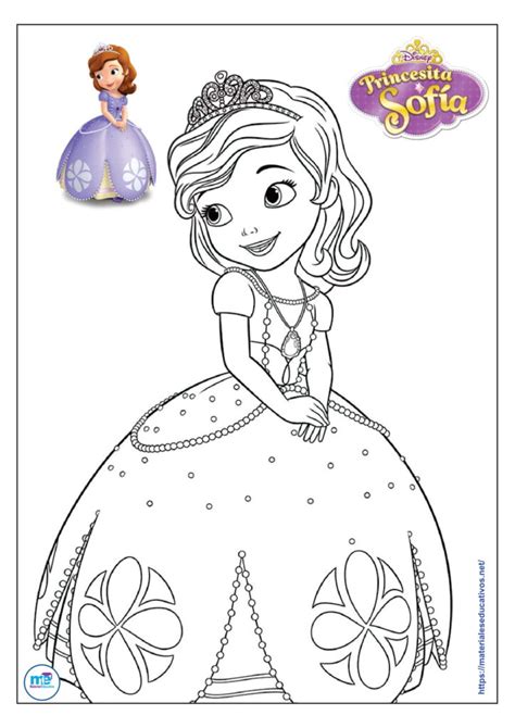 10 Dibujos De La Princesa Sofia Para Imprimir Y Pintar Gratis