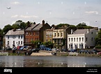 river thames isleworth london england Stock Photo - Alamy