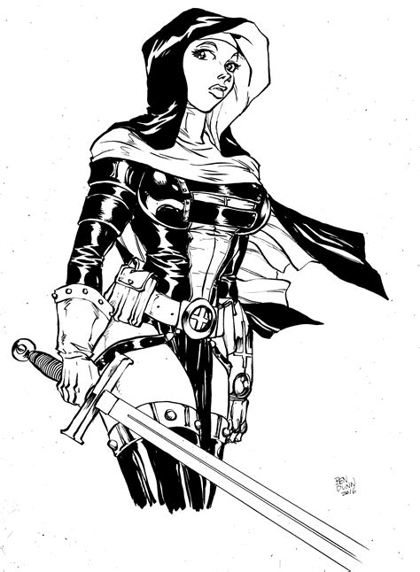 Pin By Ben Dunn On Commissions By Ben Dunn Warrior Nuns Fictional