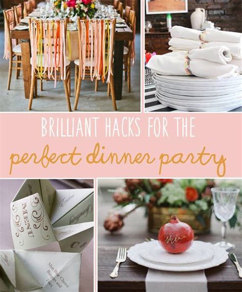 20 Foolproof Hacks For Throwing The Perfect Dinner Party Host A Party I Party Party Event