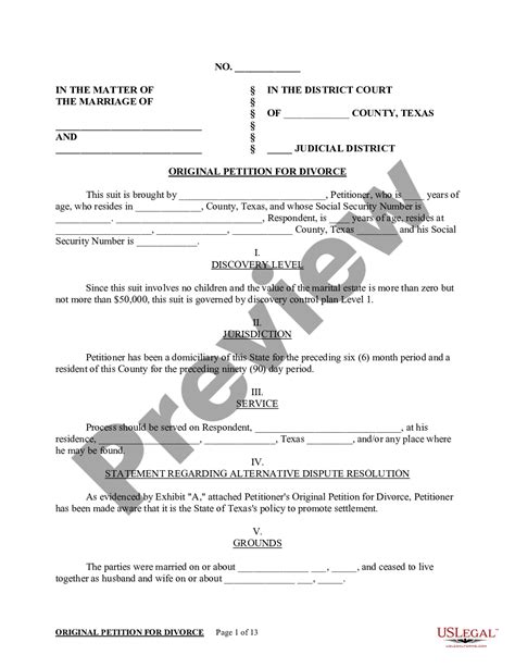 Petition For Divorce Georgia Fill Out And Sign Printable Pdf Template