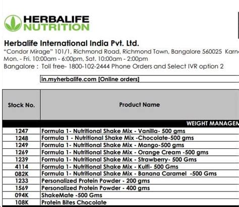 Herbalife New Products Price List 2023 2024 58 Off