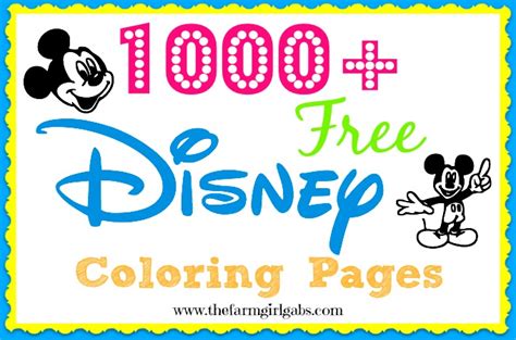 What's your favorite coloring page? 1000 Free Disney Coloring Pages For Kids