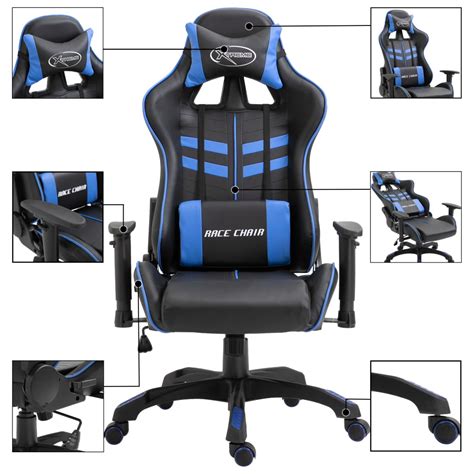 Welcher gaming stuhl in blau ist der beste? Gaming-Stuhl Blau PU | Gamingstühle & Racingstühle ...