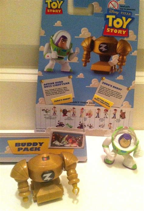 Mattel Toy Story Buddy Pack Action Hero Buzz Lightyear Zurgs Robot 2