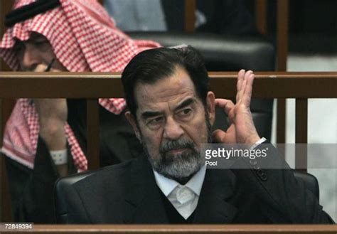 Second Trial Of Saddam Hussein Continues Photos And Premium High Res