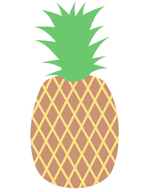Pineapple Printable Template Printable Templates