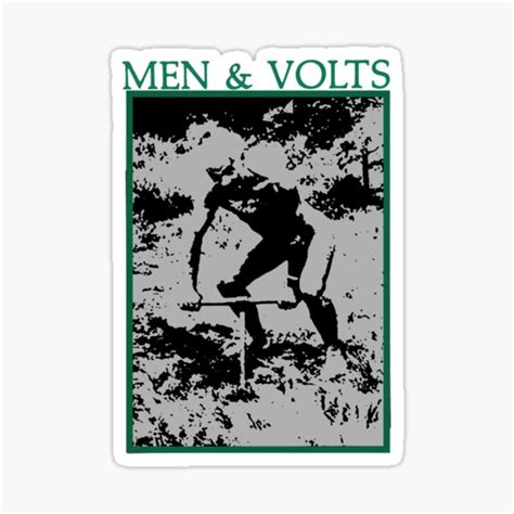 Men And Volts Band Sticker By Maidermood Redbubble