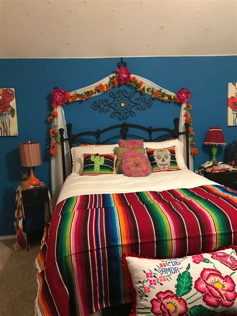 Mexican Inspired Bedroom Mexican Style Bedrooms Mexican Style Decor