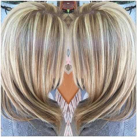 A post shared by holly renee cadwell (@hairbyhollyrenee) whether you have brown or dark hair, blonde highlights can give your hair life! Instagram photo by @dama_35 via ink361.com | Chunky blonde ...