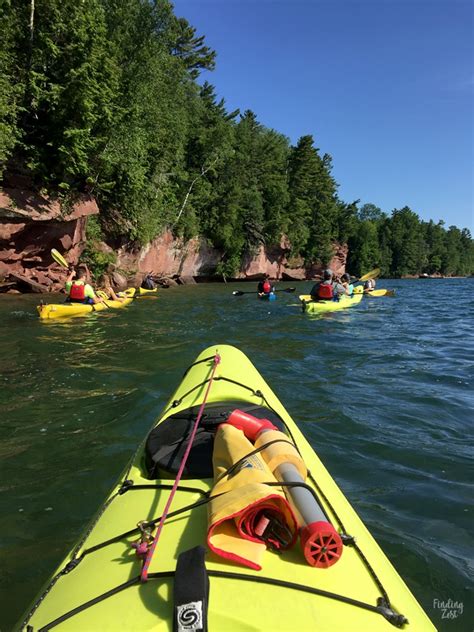 Kayaking In The Apostle Islands Sea Caves In Bayfield Wisconsin