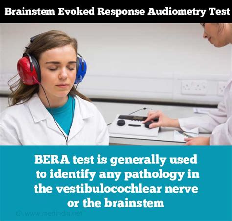 Brainstem Evoked Response Audiometry Bera Procedure Indications