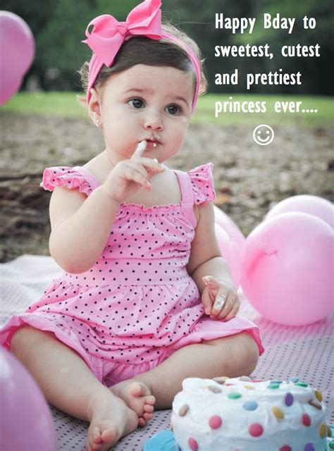 Happy Birthday For Cute Baby Girl Vally Isahella