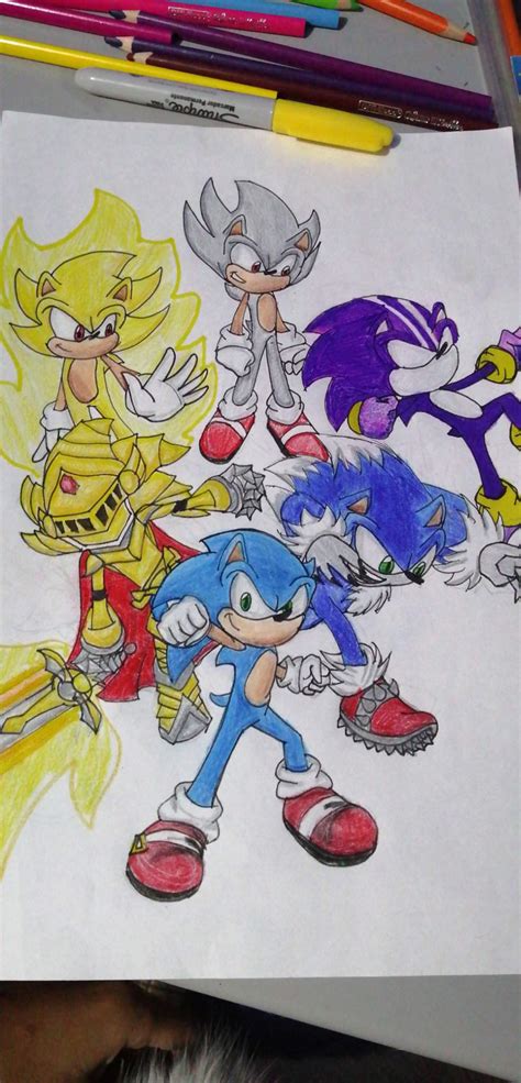 Dibujo Random Transformaciones De Sonic Sonic El Erizo Amino Amino