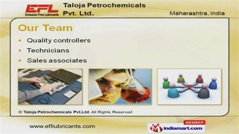 Industrial And Automotive Lubricants By Taloja Petrochemicals Private