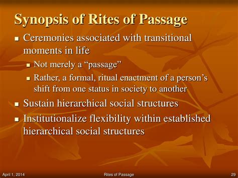 ppt rites of passage powerpoint presentation id 624844