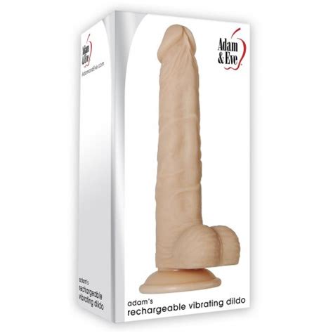 Adams Rechargeable Vibrating Dildo Sex Toys At Adult Empire