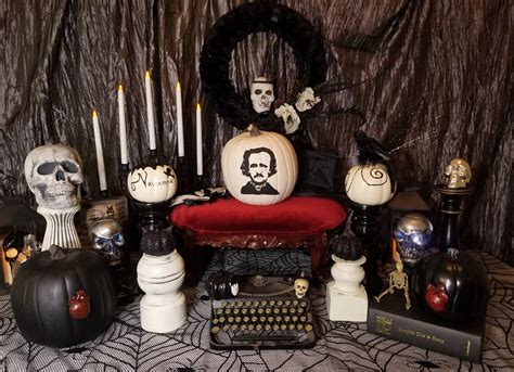 A Bewitching Guide To Halloween Edgar Allan Poe Party From Pumpkins