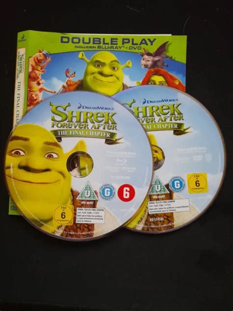 Shrek Forever After The Final Chapter Blu Ray Disc And Sleeve Only