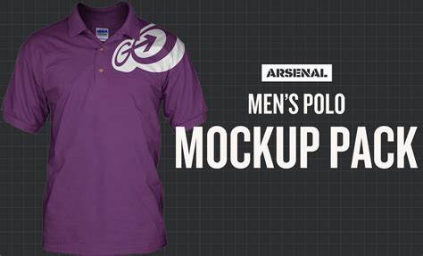 Free Polo Shirt Mockup Front And Back