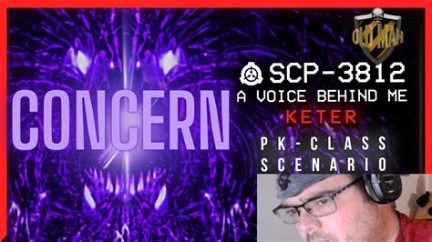 Scp 3812 │ A Voice Behind Me By Thevolgun Reaction Youtube