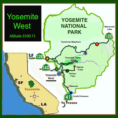 Map Of Yosemite Entrances London Top Attractions Map