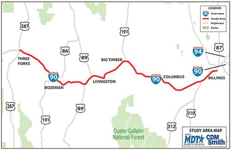 Interstate 90 Route