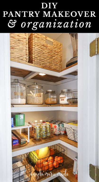 Corner Pantry Organization Makeover Angela Marie Made