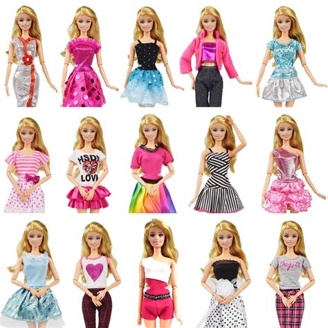 Hot Fashion Party High Quality Doll Clothes Cute Dress Casual Clothes For Barbie Doll