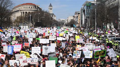 March For Our Lives Hundreds Of Thousands Rally Across Us