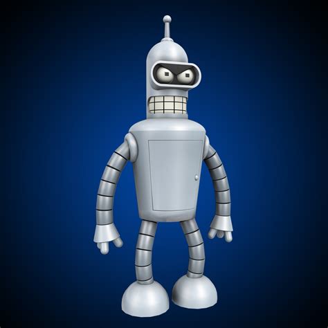 3d Model Bender Robot Futurama