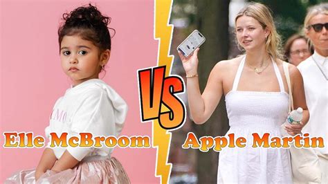 Apple Martin Vs Elle Mcbroom Austin Mcbrooms Daughter Transformation From To Now Youtube