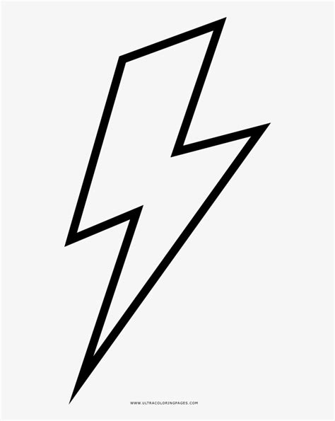 Lightning Bolt Coloring Page Ultra Coloring Pages Png - The Noun Project - Free Transparent PNG