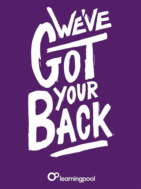 Weve Got Your Back Classic 1 T Shirt By Learningpool Redbubble
