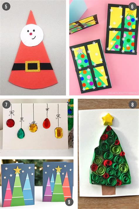 50 Homemade Diy Christmas Cards For Kids To Make What Moms 49 Off