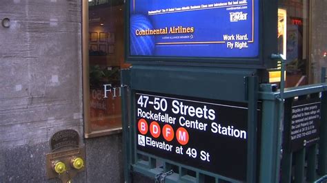 47 50 Streets Rockefeller Center Subway Station B D F M Youtube