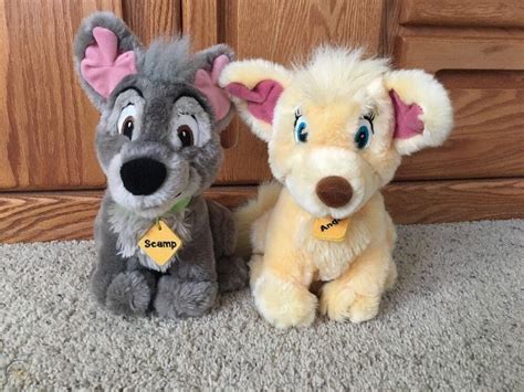 Disneys Lady And The Tramp 2 Scamps Adventure Angel And Scamp Plush