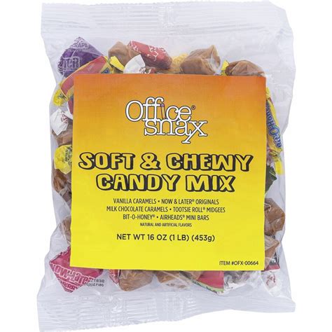 Office Snax Soft And Chewy Mix Assorted Candy Candy And Gum Office Snax