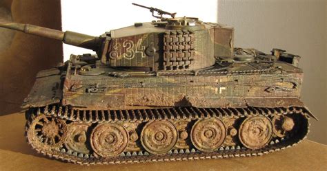 Немецкий тяжелый танк ТИГР T VI E Каропка ру стендовые модели