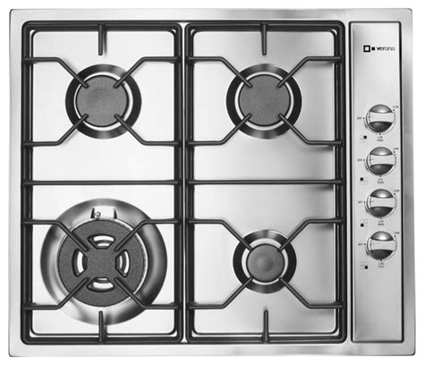 Verona 24 Inch Gas Cooktop Transitional Cooktops New York By